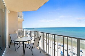 Enjoy your morning coffee on the balcony