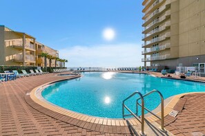 Beautiful sparkling pool