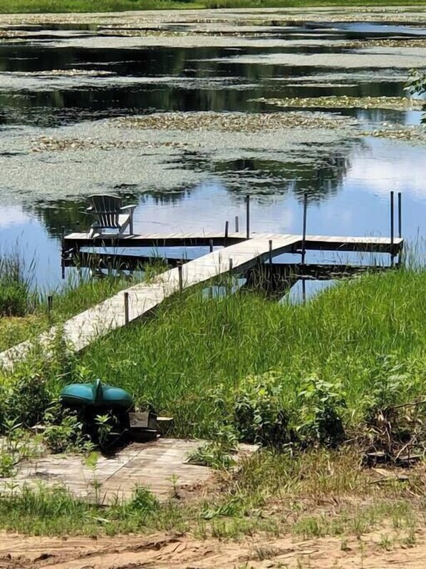 Dock and 7 acre pond