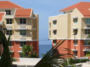 Puerta Del Mar Standard Building configuration view from parking area.