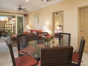 Dining area and Living room