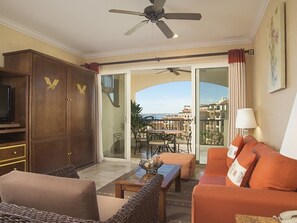 Living Room with murphy bed