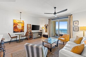 Living Area with Balcony