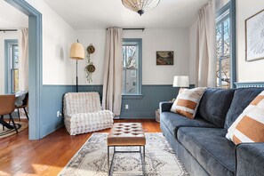 We have multiple cozy sitting spots in the main living space. Take your pick!