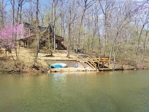 Private dock and beach area to make the most of the lake time!