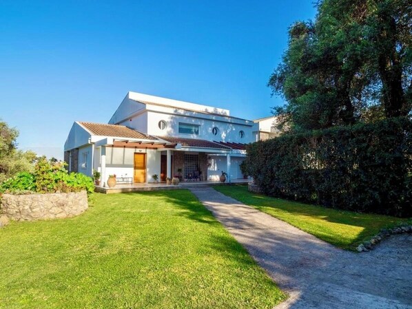 Welcome to our stylish 4-bedroom private villa, 14 km from Corfu Town