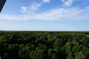 Blick von der Unterkunft