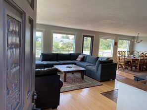 Upstairs entrance to main living room space