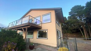 Front of home and fenced entrance