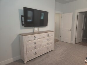 Master Dresser and tv