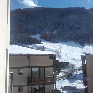 Blick von der Unterkunft