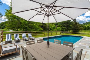 Unwind and relax by the pool for the day