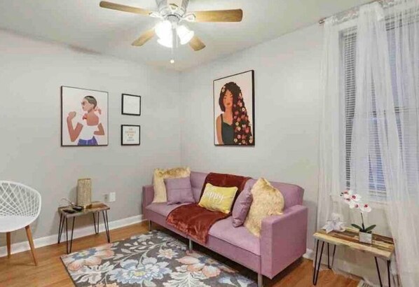 Nice two bedroom apartment with sofa sleeper and plenty of space for friends and family.