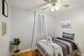 To have a comfortable single bed sleeper closet space private doorway and windows for fresh air.