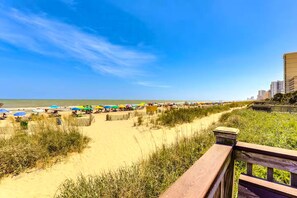 Shoreline and the classic Myrtle Beach atmosphere