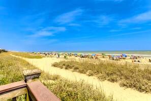 Lively beachfront