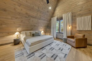 Relax in this stylish, modern private bedroom w/ensuite bath & Smart TV
