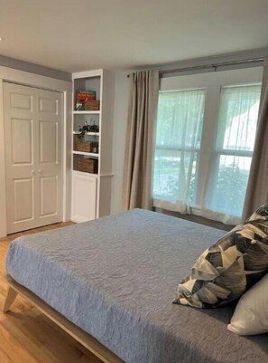 Bedroom and closet.