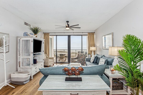 Living Area with Water View