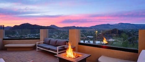 You May never see greater sunsets than the ones you see every night here !!