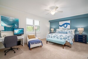 Master bedroom with work station