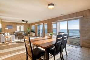 Dining for six with spectacular views