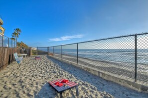 Test your skills at cornhole!