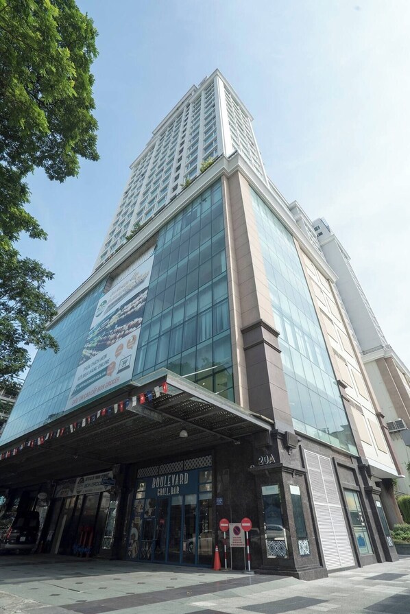 施設の正面