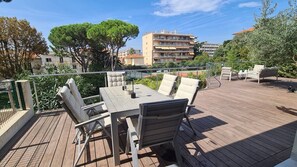 Dining area on the terrace
