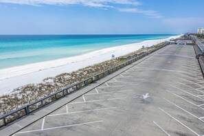 Public beach five minutes from unit