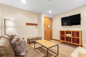 Living room with additional storage