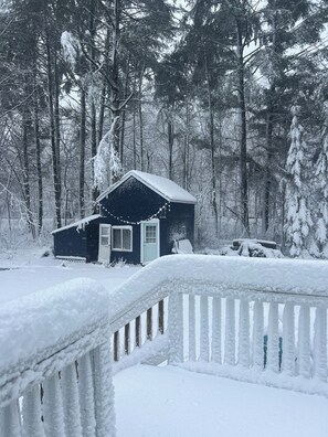 Current view! I have made updates but everything is buried in snow now
