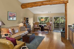 Spacious and homey living room