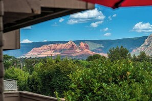 Blick von der Unterkunft