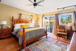 Rest and recharge in our comfortable master suite with a king-sized bed. Sweet dreams await.