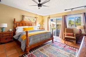 Rest and recharge in our comfortable master suite with a king-sized bed. Sweet dreams await.
