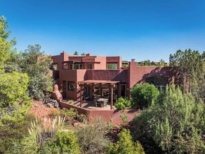 Stunning Sedona views from this luxurious home.