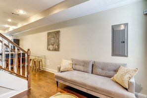 Living Room | Central A/C & Heating | Free WiFi | 1st Floor