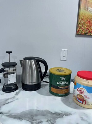 Kaffe och/eller kaffebryggare
