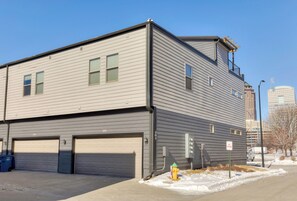 two car attached garage