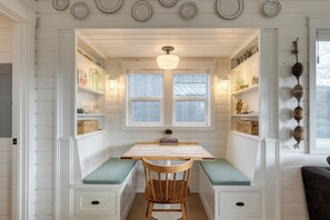 Dining nook.