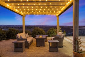 Gather round the firepit.