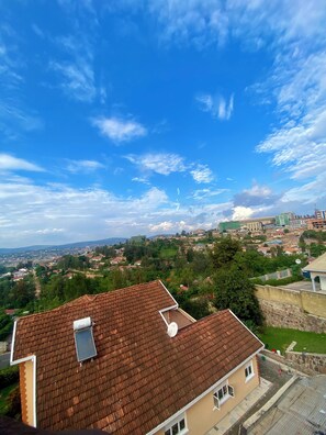 Blick von der Unterkunft