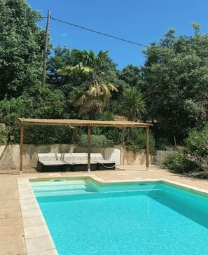 Piscine maison de vacances