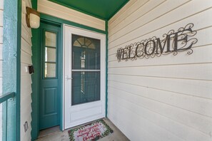 Step inside and feel at home with a warm welcome at your front door.