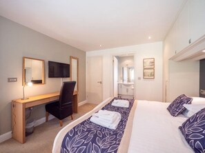 Master bedroom with ensuite bathroom