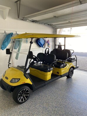 Zip around the neighborhood golf cart style