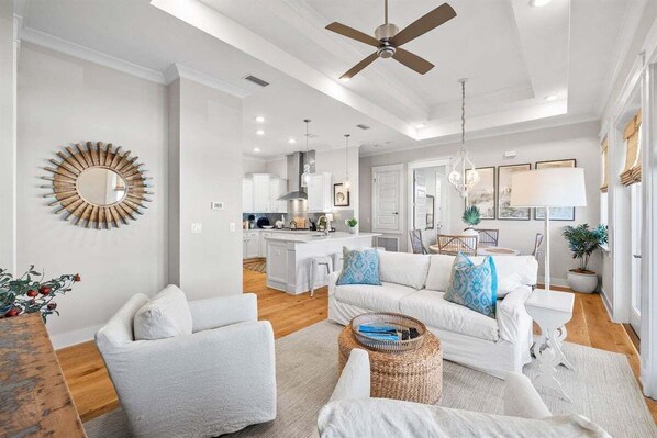 Step into your bright and inviting living area