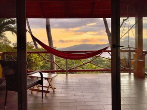 Watch the sunset, birds, stars or monkeys. 