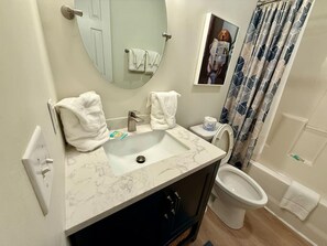First main full bathroom